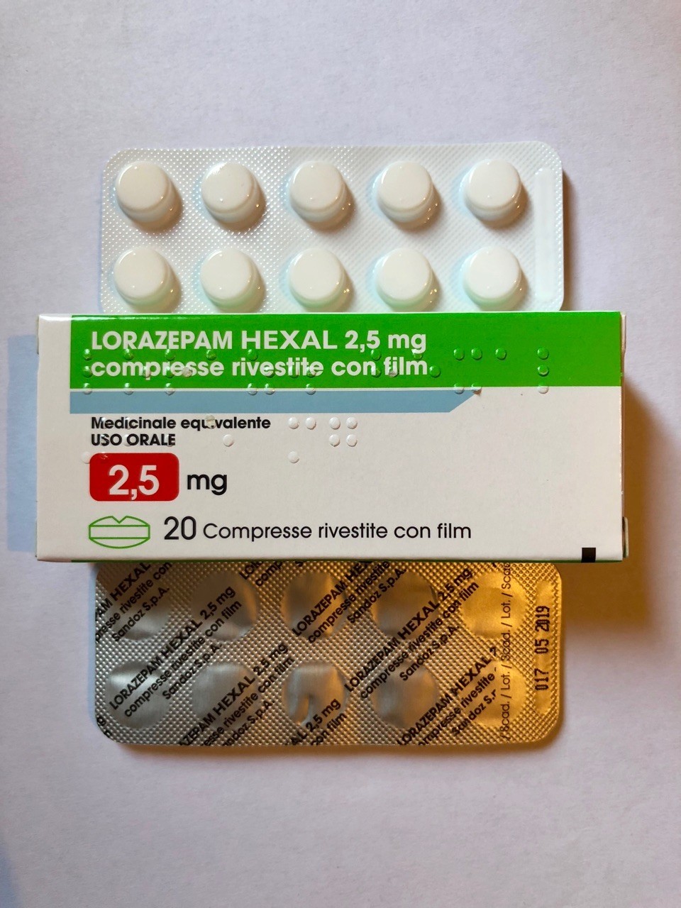 Lorazepam Hexal 2.5mg Brand T