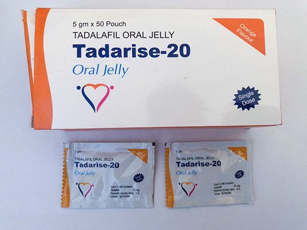 Tadalafil oral jelly 20 mg strip