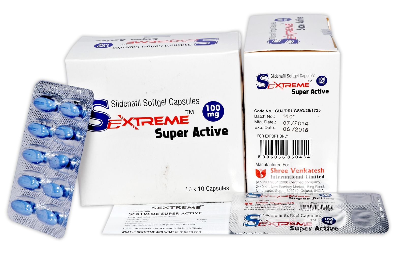 Viagra genérico Super Active  100 mg