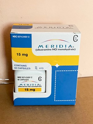 Reductil Genérico Sibutramine (Meridia) 15 mg 